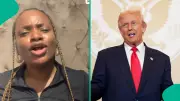 Nigerian Lady's Shocking Encounter: Soldiers Storm Lagos Land After Trump's Name Mentioned