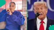 Nigerian Lady's Viral Plea to Donald Trump: Send Military to Rescue Nigeria from Insecurity Crisis