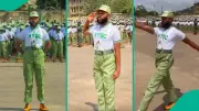 NYSC Member's Viral Marching Skills Impress at Ondo Camp
