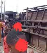Tragedy on Lagos Roads: Keke Driver Crushed to Death in Multiple Vehicle Pile-Up