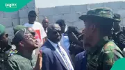 Wike Confronts Soldier in Abuja Over Ex-Naval Chief's Illegal Construction
