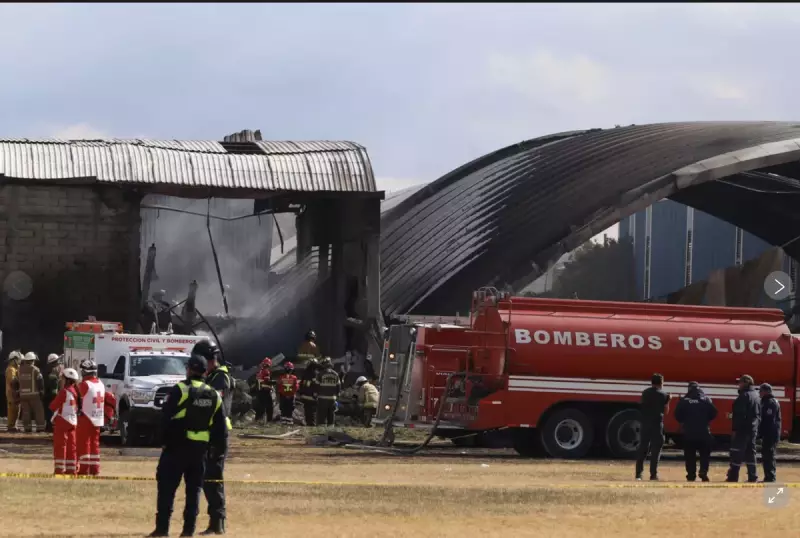 10 Dead in Mexico Plane Crash: Pilot Attempted Football Pitch Landing