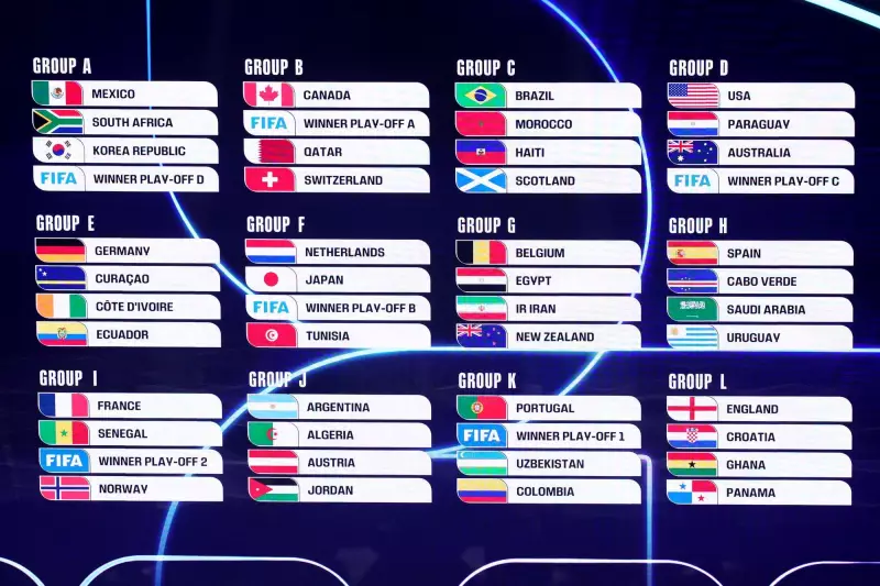 2026 World Cup Draw: England to Battle Ghana, Argentina Faces Algeria