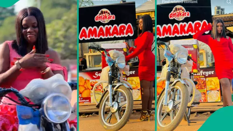 Akara Seller's Hustle Pays Off: Buys New Motorcycle for Logistics Business