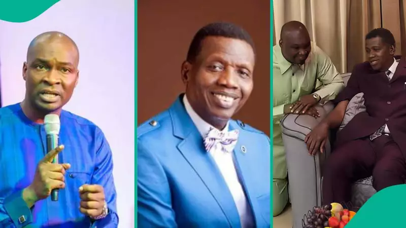 Apostle Selman's Humble Gesture: Why He Knelt Instead of Sitting Beside Adeboye