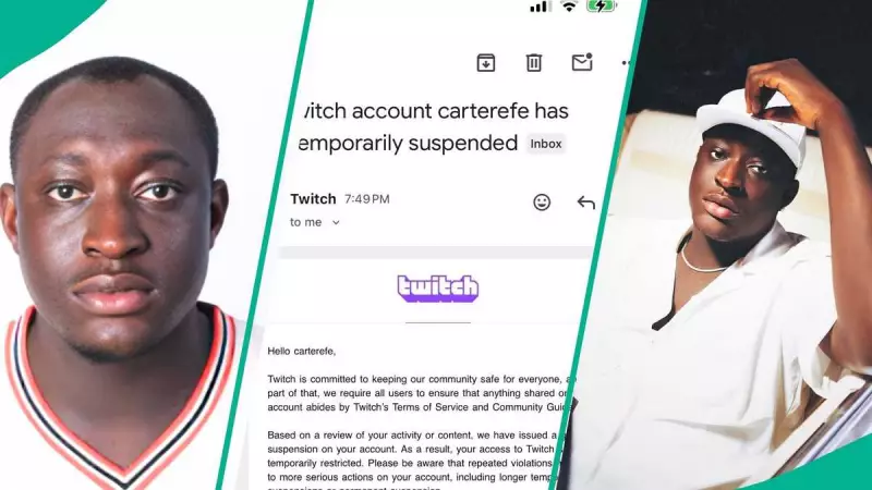 Carter Efe's Twitch Suspended for 4 Months After Record-Breaking Stream