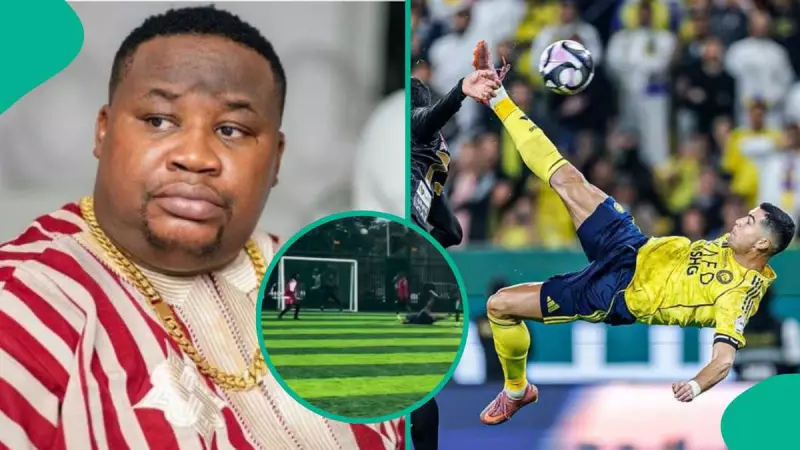 Cubana Chiefpriest's Bicycle Kick Video Goes Viral, Fans React