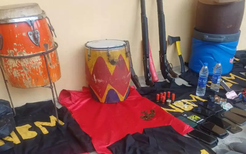 Delta Police Raid Cult Camp, Arrest 13 Black Axe Members, Recover Arms