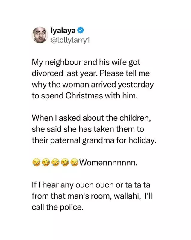 Divorced Couple's Christmas Reunion Sparks Online Buzz and Police Jokes