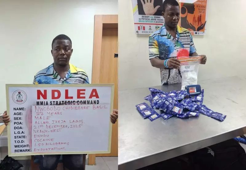 Ex-Convict Re-Arrested for Cocaine in Starch Sachets at Lagos Airport