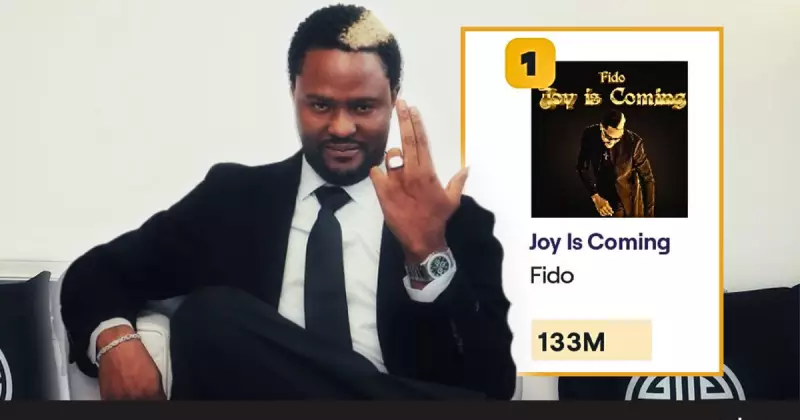 Fido's 'Joy Is Coming' Crowned No.1 Song of 2025 in Nigeria