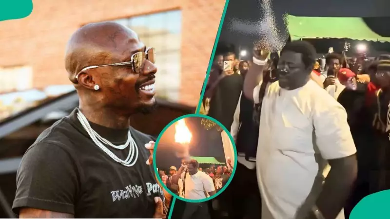 Ghanaian Fan Fires Rifle in Air to Welcome Asake, Sparks Public Outrage