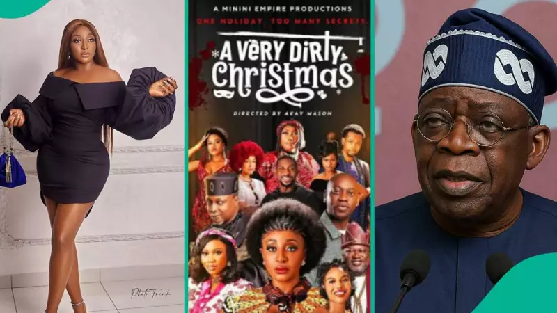 Ini Edo Defies FG, Continues Promoting 'A Very Dirty Christmas' Movie