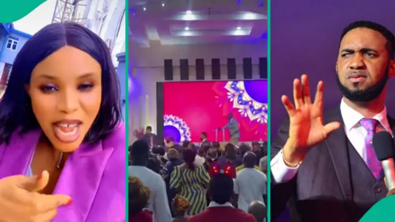Lady Shares Viral Video from Chris Okafor's Church Amid Doris Ogala Saga