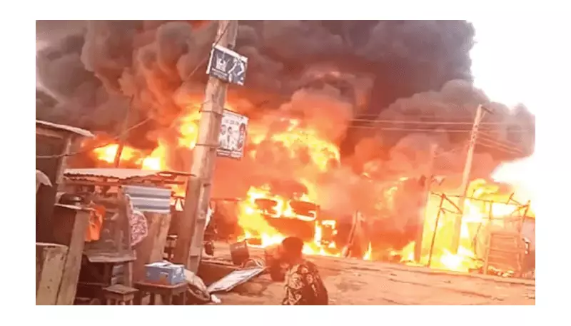Late-Night Fire Ravages Jos Main Market, Millions in Goods Destroyed