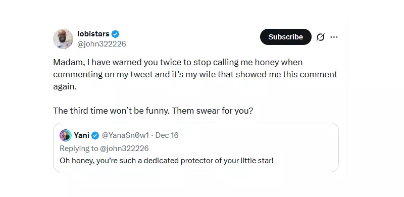 Married Nigerian Man Warns Ukrainian Woman: Stop Calling Me 'Honey'