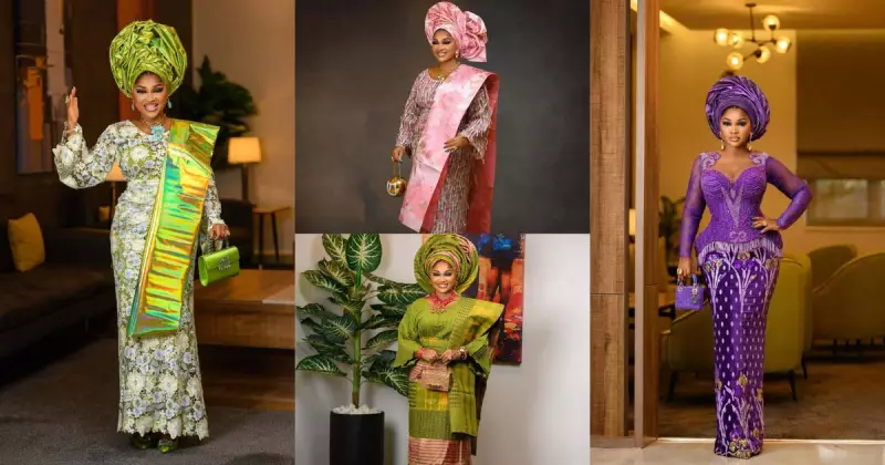 Mercy Aigbe's Fashion Tribute: 4 Stunning Outfits Honor Her Mother