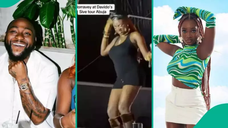 Morravey Faces Backlash Over Revealing Outfit at Davido's Abuja Concert