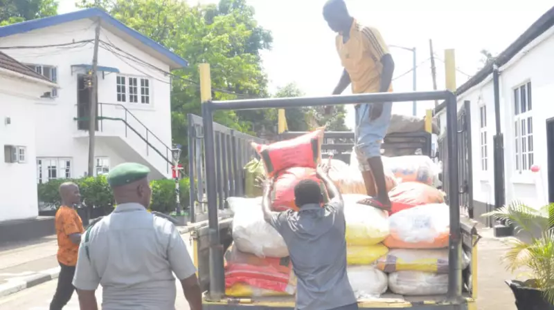 Navy Seizes 58 Bags of Smuggled Foreign Rice, Hands Over to Customs