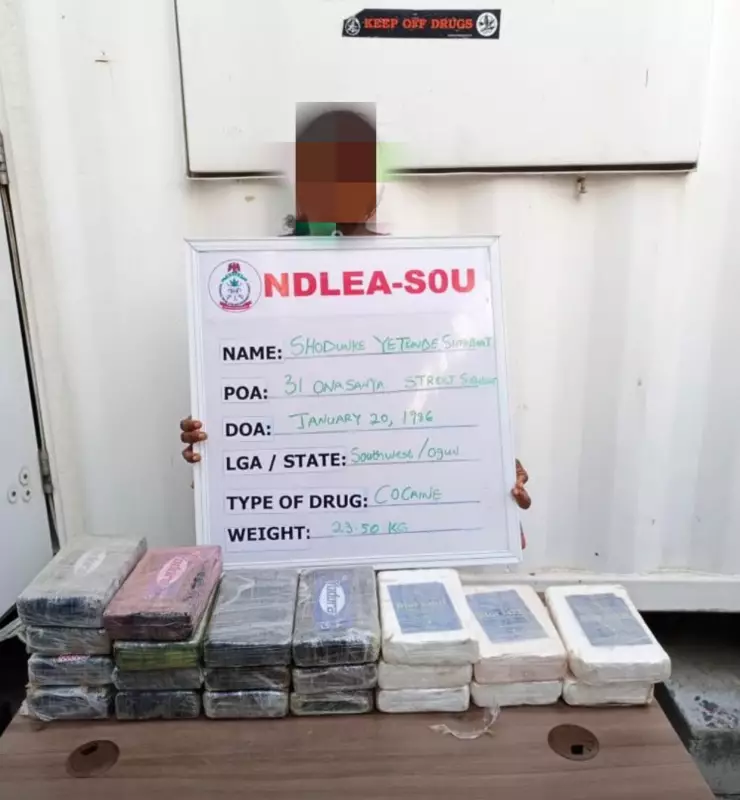NDLEA Nabs Female Drug Kingpin in Lagos with N5bn Cocaine in Kids' Room