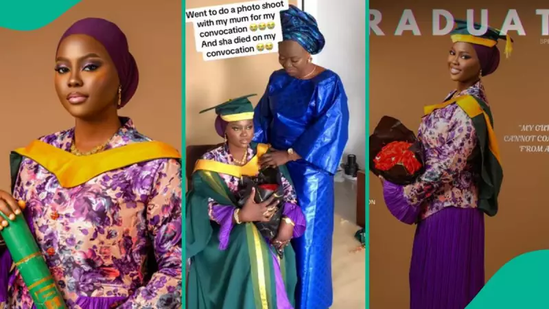 Nigerian Graduate's Joy Turns to Grief as Mother Dies on Convocation Day