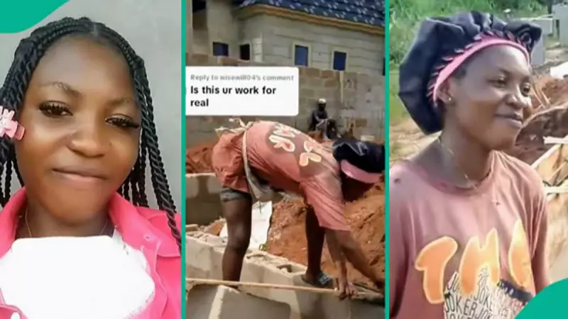 Nigerian Lady Becomes Carpenter After Father's Death, Inspires Online
