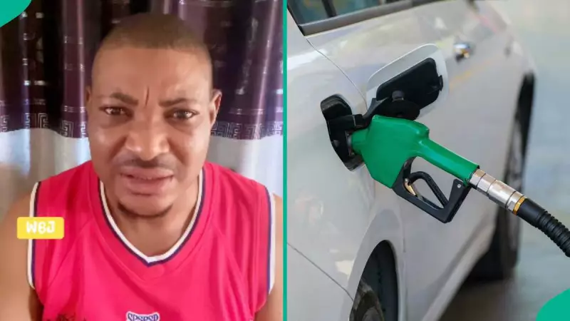 Nigerian Man Laments N900 Fuel Price in Delta Despite Dangote's N739 Announcement