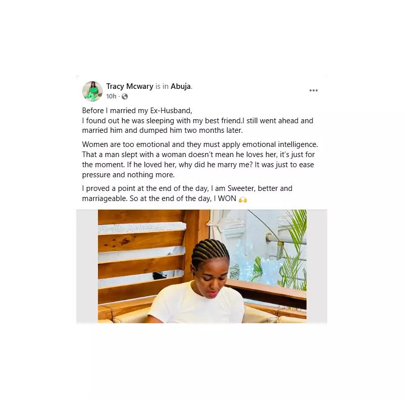 Nigerian Woman Reveals She Married Ex-Husband Despite His Affair With Best Friend