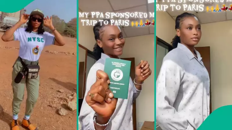 NYSC Corper's PPA Sponsors Her Business Trip to Paris, Sparks Online Buzz