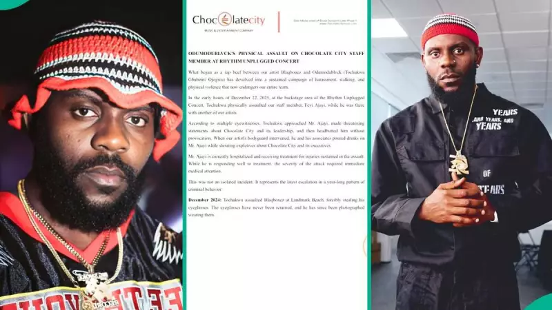Odumodublvck Accused of Assaulting Chocolate City Staff in Lagos