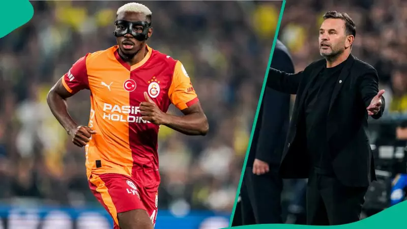 Okan Buruk Reacts as Victor Osimhen Plays 89 Minutes in Galatasaray's 1-1 Draw