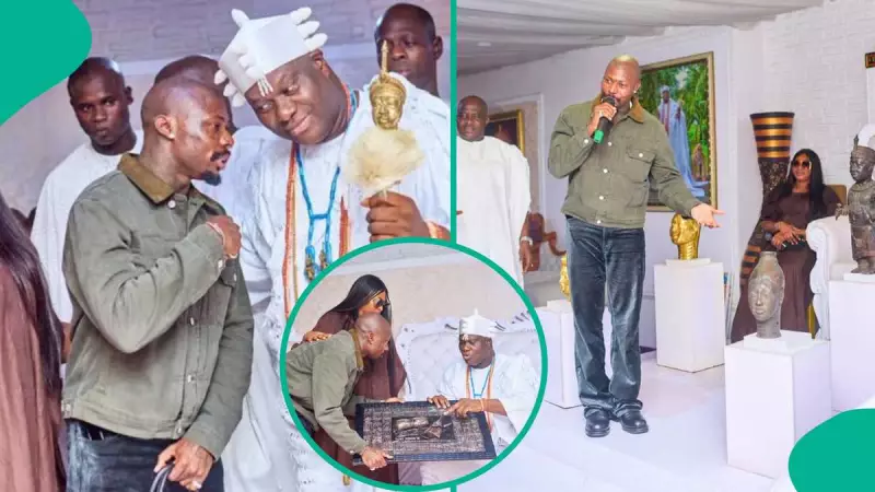 Ooni of Ife Welcomes Asake Home: "My Son Has Returned" After Palace Visit