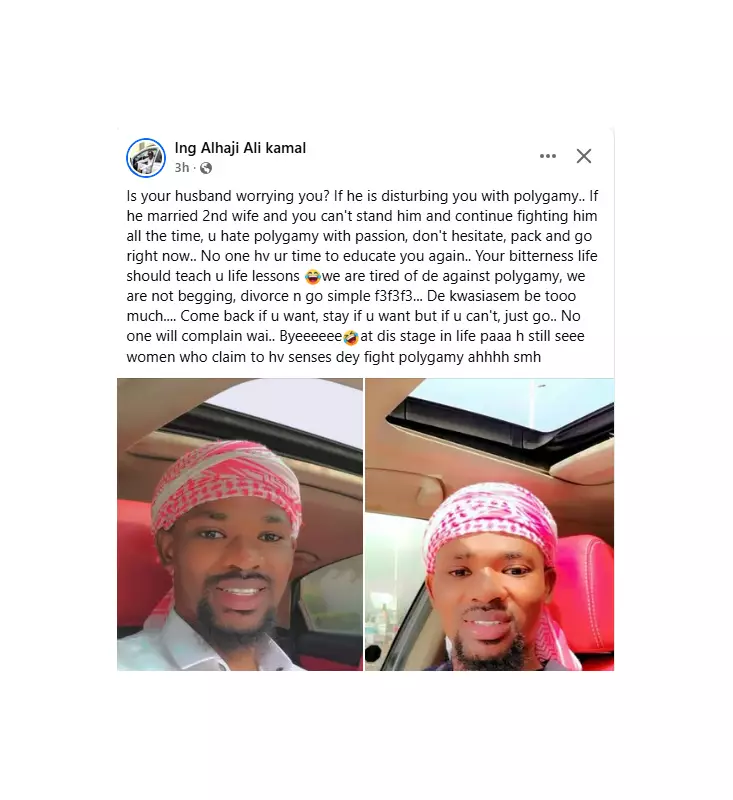 Polygamist's Advice to Women: Accept or Leave, No Time for 'Bitterness'