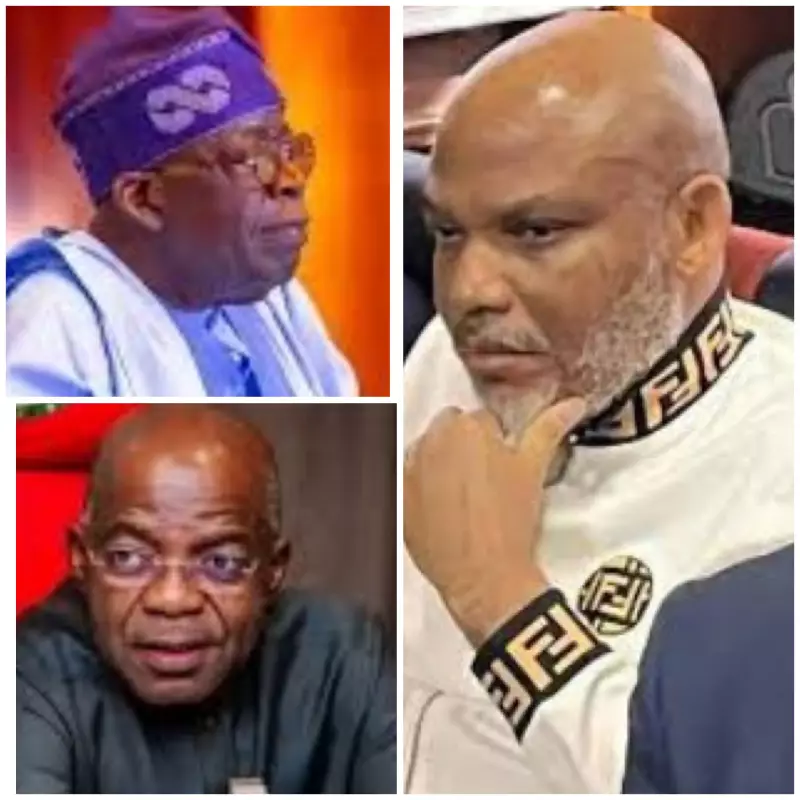 President Tinubu Meets Abia Governor Over Nnamdi Kanu's Release