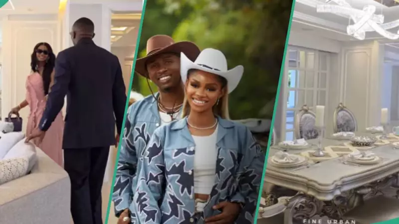 Priscilla Ojo, Juma Jux Flaunt N3bn Nairobi Mansion Interior in Viral Video