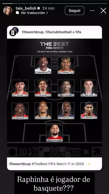 Raphinha's Wife Blasts FIFA After Barcelona Star Snubbed From Team of the Year