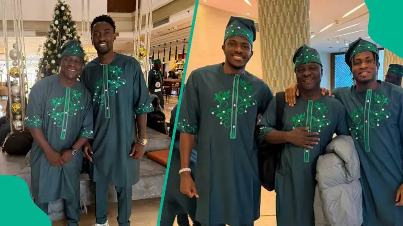 Super Eagles Arrive in Morocco in Style: Green Kaftan for AFCON 2025