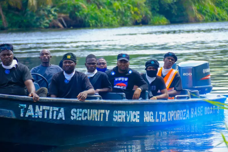 Tantita Security Nabs 4 Suspects, Hands Over Oil Theft Vessel in Delta