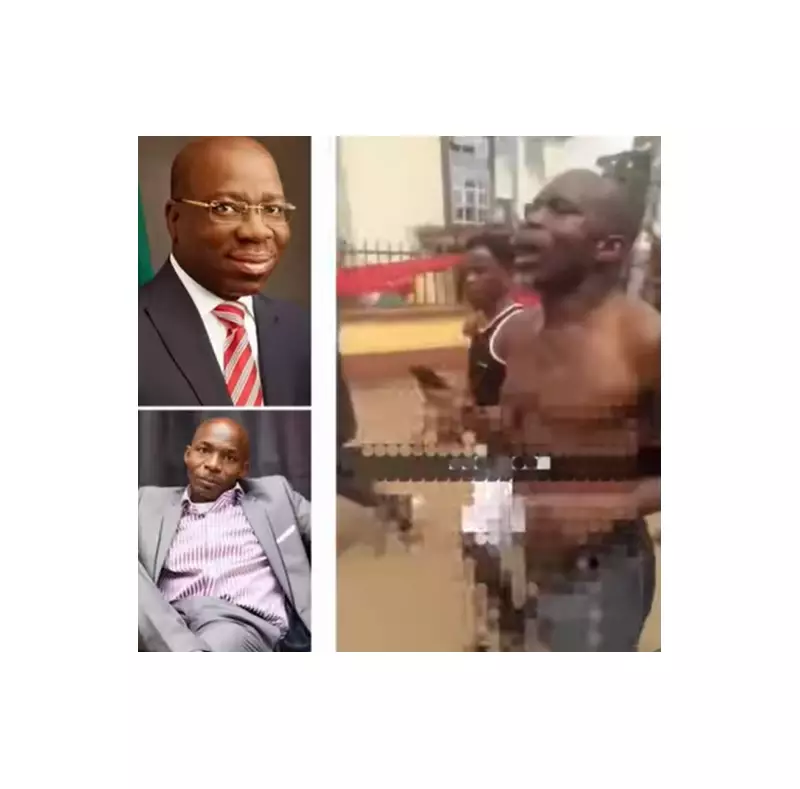 Thugs Strip Naked Ex-Governor's Cousin in Benin Over Alleged Oba Insult