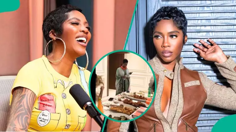Tiwa Savage Stuns Guests with $500 Christmas Cash Gifts at Lavish Dinner