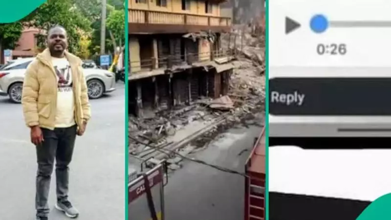 Trader's Final Pleas from Lagos Inferno Rubble Expose Rescue Failures