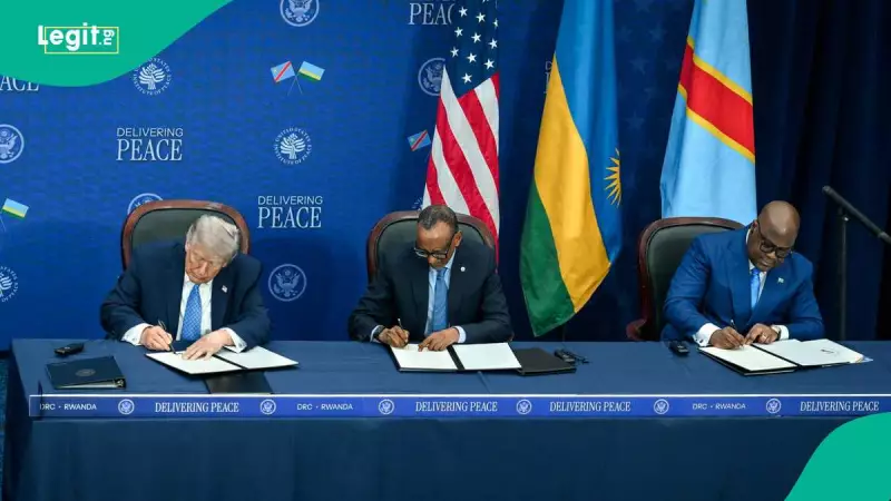 Trump Hosts Rwanda, Congo Leaders for Historic Washington Peace Accords