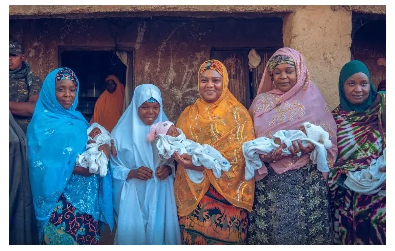 Zamfara First Lady Huriyya Lawal Delivers Aid to Quadruplets' Family, Vows Sustained Support