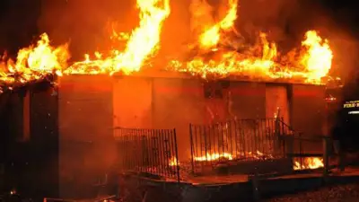 Fire Destroys Eight Shops Near Sango Police Station in Ibadan