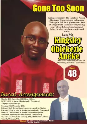 Nigerian Activist Kingsley Aneke, 48, Dies After Hospital Strike & Payment Demand