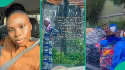 Nigerian Lady's Viral TikTok: Husband's Ex Arrives at Marital Home with Belongings