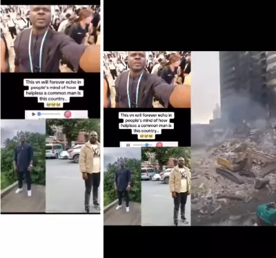 Trader's Final Calls from Great Nigeria House Rubble Reveal Tragedy