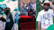Davido's Tense Stage Moment: Fan Breaches Security at 5Alive Concert in Abidjan