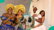 Funke Akindele Visits Iyabo Ojo's Grandson, Prays for Rakeem in Viral Video
