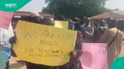 Kwara Teachers Protest Exclusion From 30% Salary Increment, Say They 'Survive on Loans'